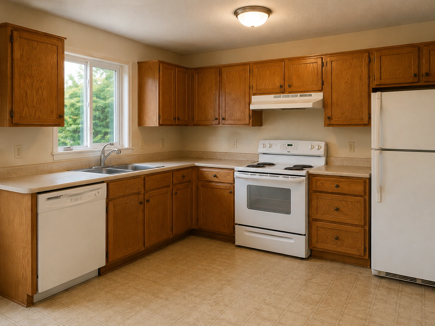 Current kitchen before renovation